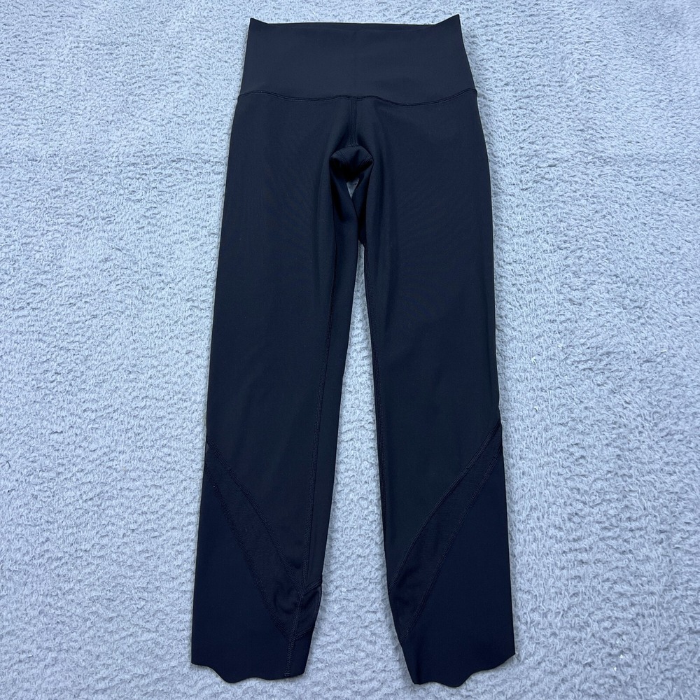 Lululemon Wunder Under Crop II (Roll Down) *Special Edition Black Full-On Luon 4